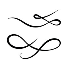 Calligraphy Divider Elements
