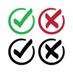 Check And Cross Circles © Juicy Studios LTD