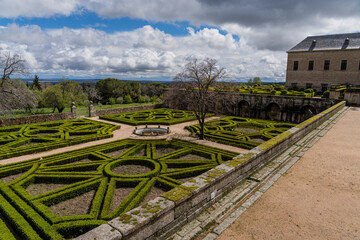 Geometric Gardens of the Royal El Escorial Monastery