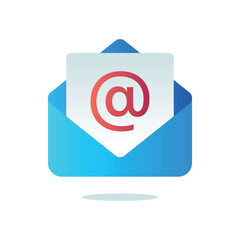 Email Gradient With At Sign