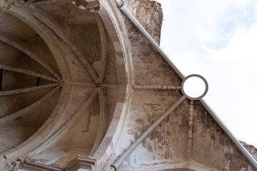 Vaulted Ceiling Detail of Ancient Monastery