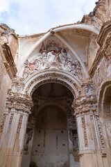 Baroque Portal in Monasterio de Piedra's Ruins