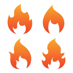 Flames Gradient Style Set