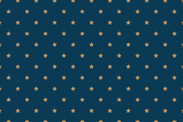 Gold Stars on Navy Background