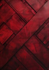 Visualize a sophisticated business presentation with a dark red geometric texture background, embodying a modern business concept