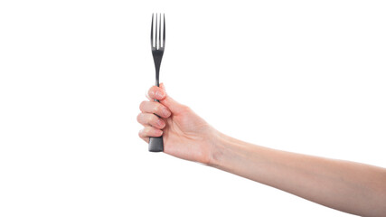 Person Holding Fork