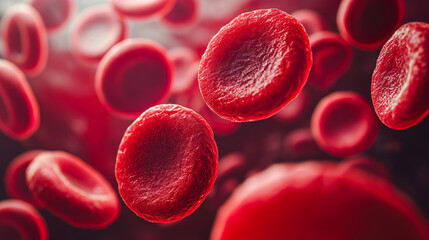 血液中の赤血球のイメージ背景 - obrazy, fototapety, plakaty