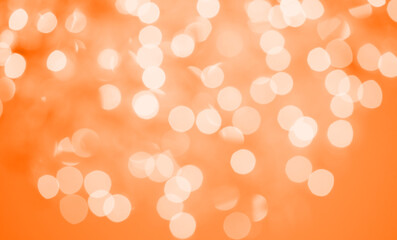 Easy Orange Abstract Creative Background Design