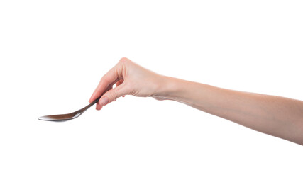 Person Holding a Spoon