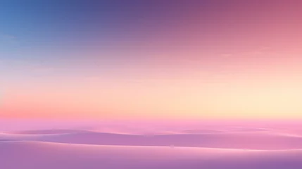Kissenbezug Digital dreamy purple and pink sky abstract graphics poster web page PPT background © JINYIN