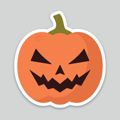 Halloween Pumpkin Sticker