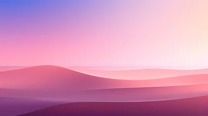 Wandaufkleber Digital dreamy purple and pink sky abstract graphics poster web page PPT background © JINYIN