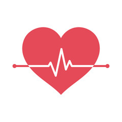 Heart ECG Line