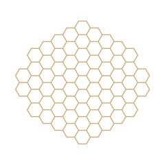 Hex Gold Honeycomb