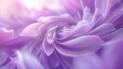 Tranquil Twirls: Macro shot showcases calming lilac leaf movements.
