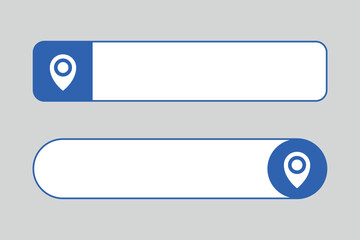 Obraz premium Location Search Search Bar