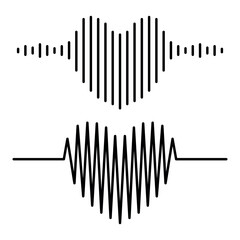 Music Waves Heart