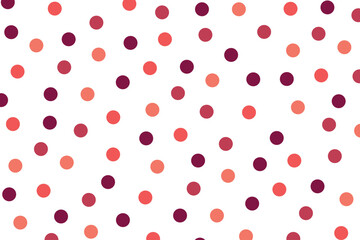 Red Abstract Dots Background