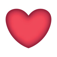 Red Gradient Heart