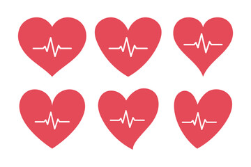 Heart ECG Line
