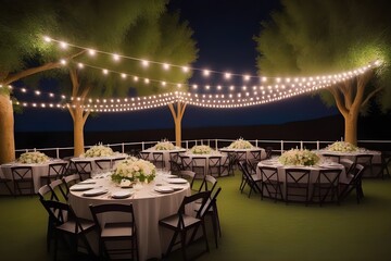 wedding decor for the night ceremony