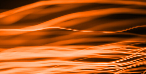 Easy Orange Shiny Glowing Effects Abstract background design