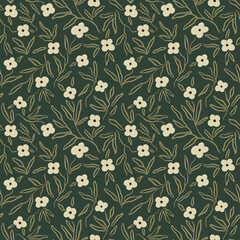seamless vector pattern with small flowers dytsy