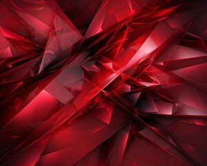 Jagged edges created by sharp, red lines, abstract  , background