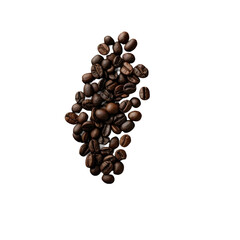 Coffee beans a plant seed, fruit, ingredient, staple food