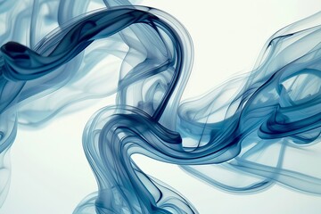 Flowing ink creating a swirling, abstract design, abstract  , background - obrazy, fototapety, plakaty
