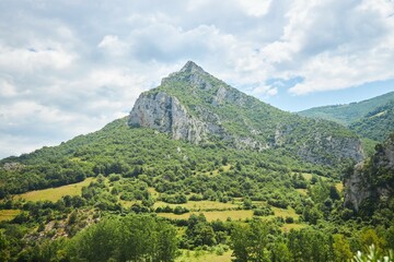 Mountain landscape. The highest mountain of the Pontic Mountain Range - obrazy, fototapety, plakaty
