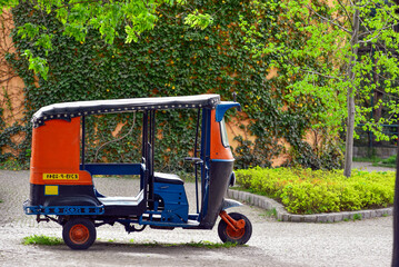 Autorickshaw tuk-tuk taxi in Asia