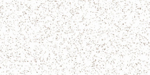 Fototapeta premium Terrazzo flooring consists of chips of marble texture. quartz surface white, brown for bathroom or kitchen countertop. white paper texture background. rock stone marble backdrop textured illustration.