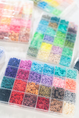 Colorful Clay Beads Set for Creative Kids' Bracelet Making