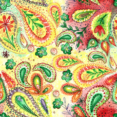 Paisley acuarela