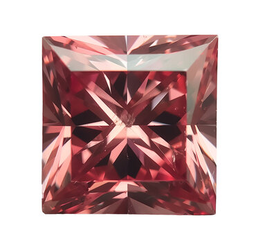 isolated red ruby gem crystal	
