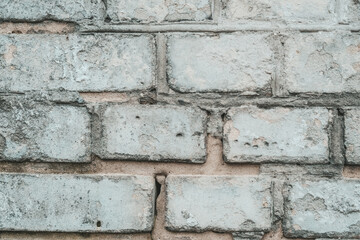 Close-Up of a Brick Wall Structure