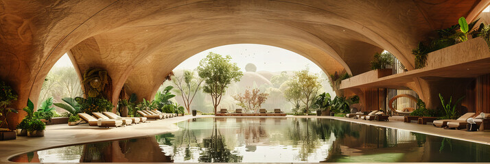 Garden of Reflection: An Ancient Water Feature Stands as a Testament to Historys Elegance, Surrounded by Natures Quiet