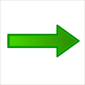 green arrow sign
