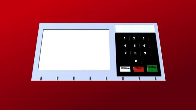 Urna eletr&ocirc;nica brasil