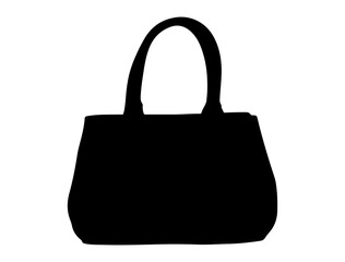 Women bag silhouette vector art