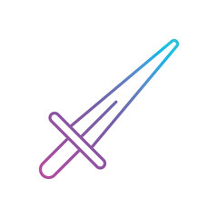 Obraz premium Dagger vector icon