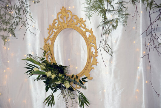 Colorful flowers wedding decoration. Vintage style for weddings, birthdays. Flower bouquet is a collection of beautiful flowers. 