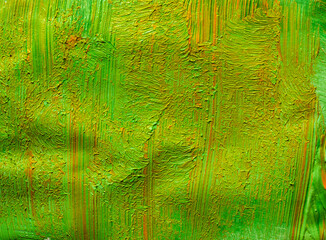 green and yellow colors paint