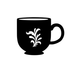 coffee, cup, drink, tea, cafe, hot, mug, vector, espresso, white, beverage, breakfast, illustration, icon, saucer, isolated, cappuccino, black, caffeine, steam, symbol, brown, restaurant, mocha, choco