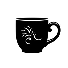 coffee, cup, drink, tea, cafe, hot, mug, vector, espresso, white, beverage, breakfast, illustration, icon, saucer, isolated, cappuccino, black, caffeine, steam, symbol, brown, restaurant, mocha, choco