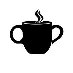 coffee, cup, drink, tea, cafe, hot, mug, vector, espresso, white, beverage, breakfast, illustration, icon, saucer, isolated, cappuccino, black, caffeine, steam, symbol, brown, restaurant, mocha, choco