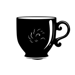 coffee, cup, drink, tea, cafe, hot, mug, vector, espresso, white, beverage, breakfast, illustration, icon, saucer, isolated, cappuccino, black, caffeine, steam, symbol, brown, restaurant, mocha, choco