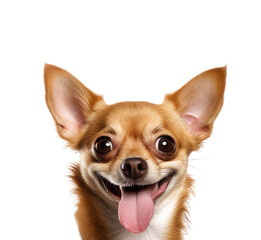 Obraz premium dog looking isolated on white