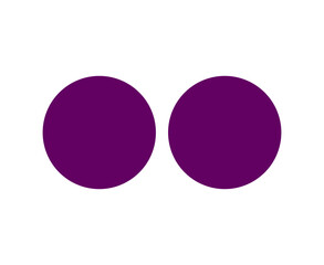 Circle Shape Symbol Purple Element Vector Graphic Design Illustration
